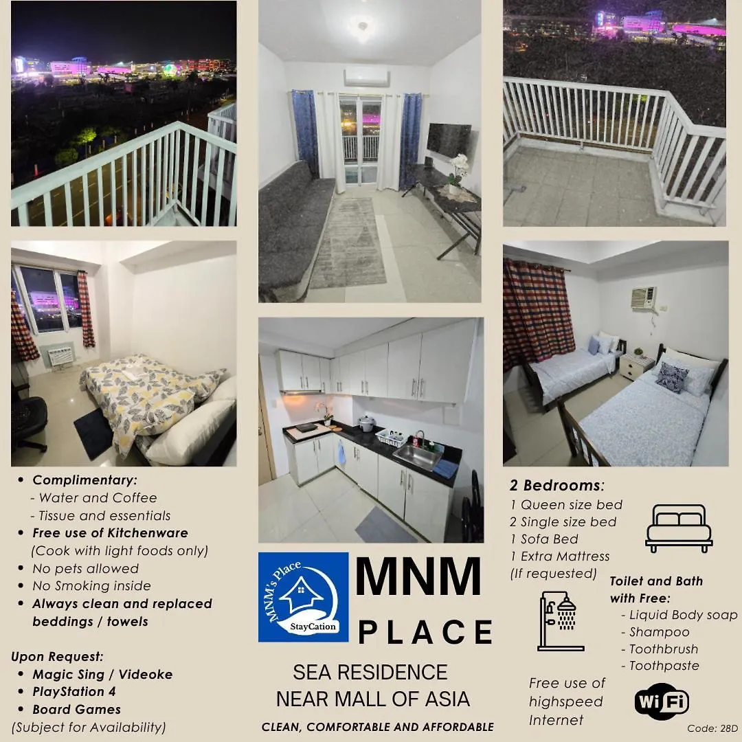 Mnm Place - Sea Residence 8D Manila 0*,  Philippines